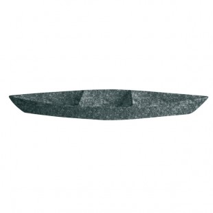 G.E.T. Enterprises BT319-MOD-J Bugambilia 6.9 Qt. Smooth MOD Finish Jade Granite Resin-Coated Aluminum Deep Boat with Dividers