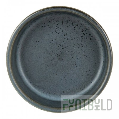 The Potter's Collection by Robert Gordon from Steelite International 2.5 oz. Round Storm Porcelain Ramekin / Condiment Tray - 24/Case