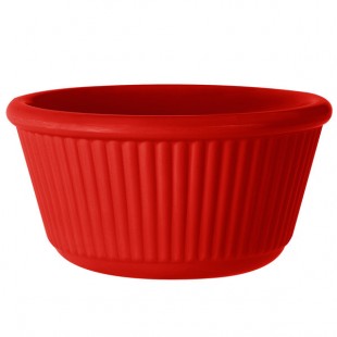 GET RM-401-R 4 oz. Red Fluted Melamine Ramekin - 48/Case GET RM-401-R 4 oz. Red Fluted Melamine Ramekin - 48/Case