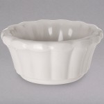 Carlisle 4394342 2 oz. Ivory Bone Scalloped Melamine Ramekin - 48/Case Carlisle 4394342 2 oz. Ivory Bone Scalloped Melamine Ramekin - 48/Case