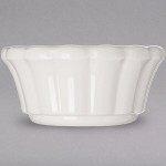 Carlisle 4394342 2 oz. Ivory Bone Scalloped Melamine Ramekin - 48/Case Carlisle 4394342 2 oz. Ivory Bone Scalloped Melamine Ramekin - 48/Case