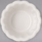 Carlisle 4394342 2 oz. Ivory Bone Scalloped Melamine Ramekin - 48/Case Carlisle 4394342 2 oz. Ivory Bone Scalloped Melamine Ramekin - 48/Case