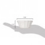 Carlisle 4394342 2 oz. Ivory Bone Scalloped Melamine Ramekin - 48/Case Carlisle 4394342 2 oz. Ivory Bone Scalloped Melamine Ramekin - 48/Case