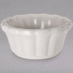 Carlisle 4394342 2 oz. Ivory Bone Scalloped Melamine Ramekin - 48/Case Carlisle 4394342 2 oz. Ivory Bone Scalloped Melamine Ramekin - 48/Case