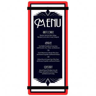Menu Solutions ACRB-BA Red 4 1/4 Menu Solutions ACRB-BA Red 4 1/4