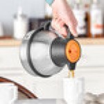 Bunn 36252.0000 Zojirushi 62 oz. Stainless Steel Deluxe Thermal Carafe Orange Top - 12/Case