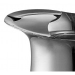 Acopa 64 oz. Smooth Stainless Steel Slender Bell Pitcher with Ice Guard Acopa 64 oz. Smooth Stainless Steel Slender Bell Pitcher with Ice Guard