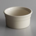 Libbey 950027748 Casablanca 9 oz. Cream White Medium Welsh Porcelain Rarebit - 24/Case