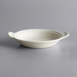 Libbey 950027748 Casablanca 9 oz. Cream White Medium Welsh Porcelain Rarebit - 24/Case