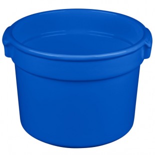 TableCraft CW1310CBL 11 Qt. Blue Cast Aluminum Bain Marie Soup Bowl TableCraft CW1310CBL 11 Qt. Blue Cast Aluminum Bain Marie Soup Bowl