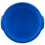 TableCraft CW1310CBL 11 Qt. Blue Cast Aluminum Bain Marie Soup Bowl TableCraft CW1310CBL 11 Qt. Blue Cast Aluminum Bain Marie Soup Bowl
