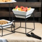 Libbey SL-99 Slate 100 oz. Ultra Bright White Square Porcelain Bowl - 6/Case Libbey SL-99 Slate 100 oz. Ultra Bright White Square Porcelain Bowl - 6/Case