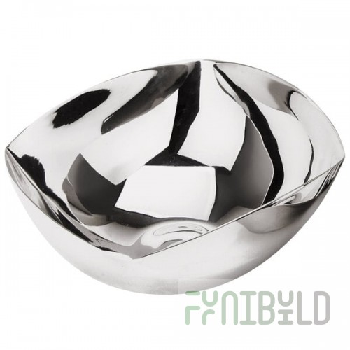 Eastern Tabletop 7112 72 oz. Stainless Steel Square Edged Revere Bowl