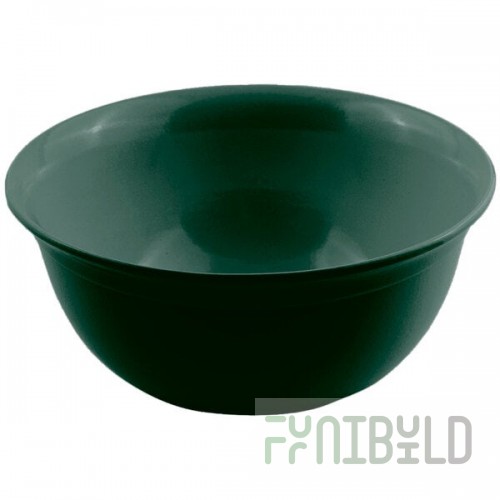 Bon Chef 9069 6 Qt. Hunter Green Sandstone Finish Cast Aluminum Round Bowl
