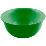 Bon Chef 9069 6 Qt. Hunter Green Sandstone Finish Cast Aluminum Round Bowl