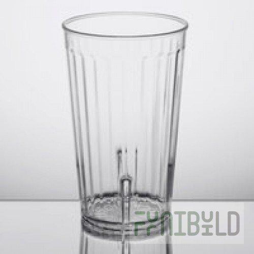 GET 9921-1-CL Bahama 20 oz. Clear Customizable SAN Plastic Pebbled Tumbler - 72/Case