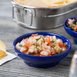 Thunder Group ML351CB1 Melamine 4.5 oz. Cobalt Blue Salsa Dish - 12/Pack Thunder Group ML351CB1 Melamine 4.5 oz. Cobalt Blue Salsa Dish - 12/Pack