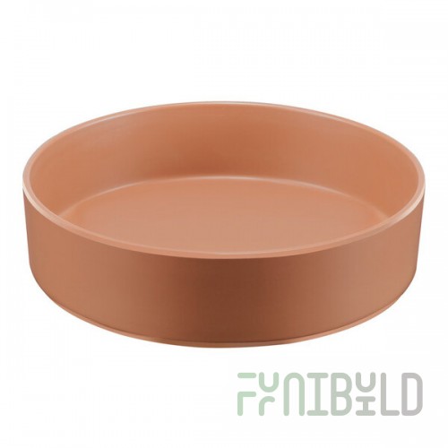Cal-Mil Hudson 72 oz. Terra Cotta Raised Rim Melamine Bowl
