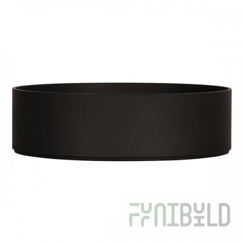 Cal-Mil Hudson 136 oz. Black Round Melamine Bowl