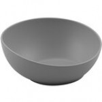 GET Enterprises Riverstone 30 oz. White Irregular Round Matte Melamine Pho / Ramen / Grain Bowl - 24/Case