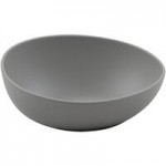 GET Enterprises Riverstone 30 oz. White Irregular Round Matte Melamine Pho / Ramen / Grain Bowl - 24/Case