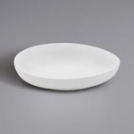 GET Enterprises Riverstone 30 oz. White Irregular Round Matte Melamine Pho / Ramen / Grain Bowl - 24/Case