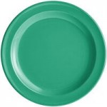 Acopa Foundations 8 oz. Green Wide Rim Melamine Salad Bowl - 12/Pack