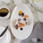 Bon Chef 1100009P Slanted Oval 12 7/16