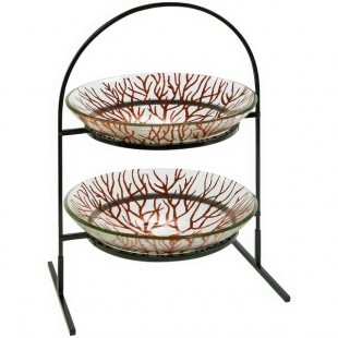 Rosseto Kalderon Radici 2 Level Round Display Stand with 14
