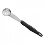 Vollrath 6412120 Jacob's Pride® 1 oz. Black Solid Oval Spoodle® Portion Spoon