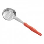 Vollrath 6412120 Jacob's Pride® 1 oz. Black Solid Oval Spoodle® Portion Spoon