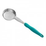 Vollrath 6412120 Jacob's Pride® 1 oz. Black Solid Oval Spoodle® Portion Spoon