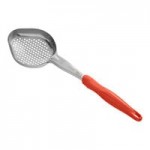 Vollrath 6412120 Jacob's Pride® 1 oz. Black Solid Oval Spoodle® Portion Spoon