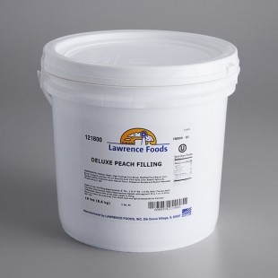 Lawrence Foods 20 lb. Pail Peach Pie Filling Lawrence Foods 20 lb. Pail Peach Pie Filling
