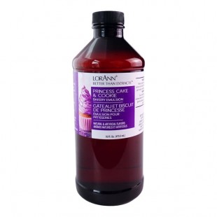 LorAnn Oils 16 fl. oz. Princess Cake and Cookie Bakery Emulsion