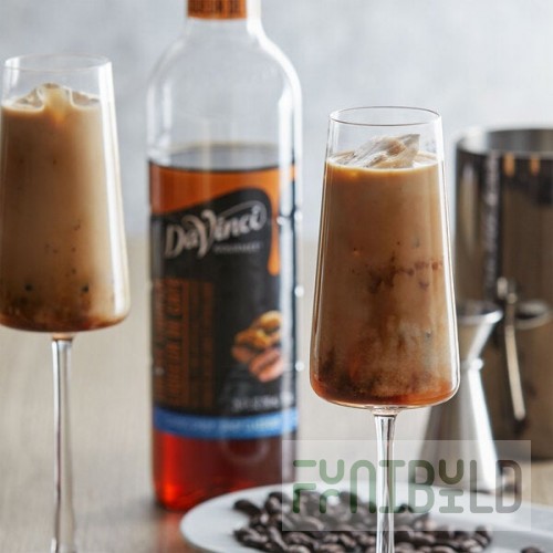 DaVinci Gourmet Sugar-Free Coffee Liqueur Flavoring Syrup 750 mL - 4/Case