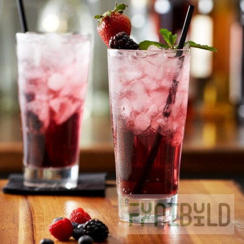 Monin Premium Wildberry Flavoring Syrup 1 Liter - 4/Case