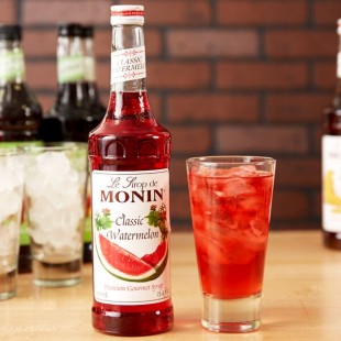 Monin Premium Classic Watermelon Flavoring Syrup 750 mL