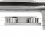 Vollrath 46255 9 Qt. New York, New York Retractable Dripless Chafer Full Size with Brass Trim