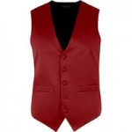 Henry Segal Men's Customizable Gray Satin Server Vest - 2XL Henry Segal Men's Customizable Gray Satin Server Vest - 2XL