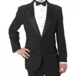 Henry Segal Men's Black Flat Front Adjustable Waist Tuxedo Pants - 31