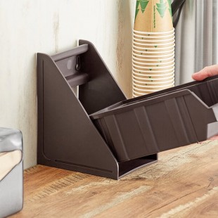 Choice Brown 2-Tier Stand for Self-Serve Organizer Bins