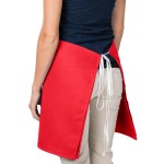 Intedge Red Poly-Cotton 4-Way Waist Apron - 38 Intedge Red Poly-Cotton 4-Way Waist Apron - 38