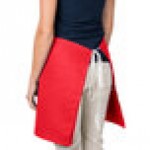 Intedge Red Poly-Cotton 4-Way Waist Apron - 38 Intedge Red Poly-Cotton 4-Way Waist Apron - 38