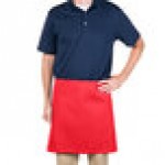 Intedge Red Poly-Cotton 4-Way Waist Apron - 38 Intedge Red Poly-Cotton 4-Way Waist Apron - 38