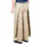 Intedge Beige Poly-Cotton Bistro Apron with 2 Pockets - 38 Intedge Beige Poly-Cotton Bistro Apron with 2 Pockets - 38