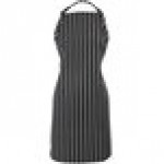Mercer Culinary M61120BCS Genesis® Chalk Stripe Poly-Cotton Bib Apron with Adjustable Neck - 33 Mercer Culinary M61120BCS Genesis® Chalk Stripe Poly-Cotton Bib Apron with Adjustable Neck - 33