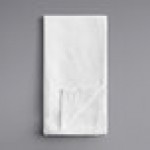 Oxford White 100% Ringspun Cotton Birdseye Border Cloth Napkins, 22