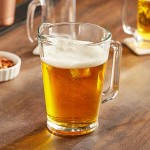 Acopa 60 oz. Customizable Glass Beer Pitcher - 6/Case Acopa 60 oz. Customizable Glass Beer Pitcher - 6/Case