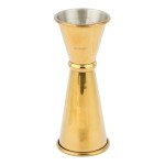 Barfly® M37002GD 25 mL & 50 mL (0.85 oz. & 1.7 oz.) Gold-Plated Japanese Style Jigger Barfly® M37002GD 25 mL & 50 mL (0.85 oz. & 1.7 oz.) Gold-Plated Japanese Style Jigger
